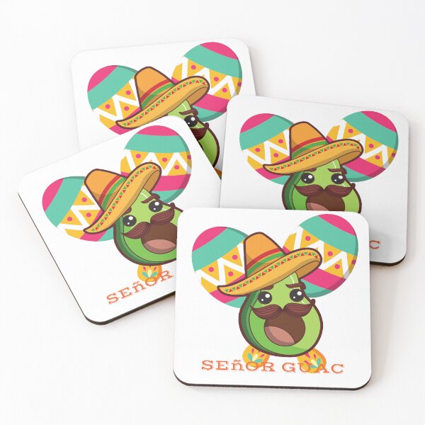 Item preview, Cute Kawaii Mexican Avocado  designed and sold by Print Finds.