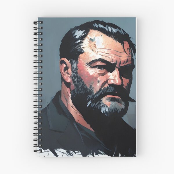 Item preview, Ernest Hemingway in Acryl designed and sold by daido-ai.