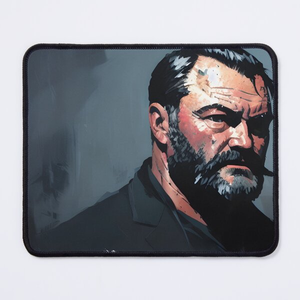 Item preview, Ernest Hemingway in Acryl designed and sold by daido-ai.