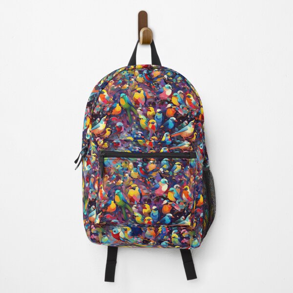 Item preview, Everybirdy Colorful Birds Pattern designed and sold by Pixel Playground.