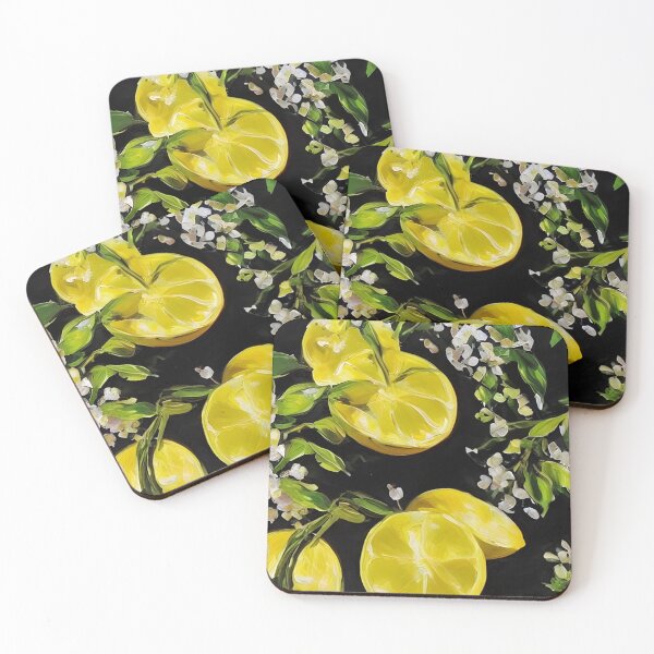 Item preview, Lemon and citrus, fruit painting designed and sold by comettah.