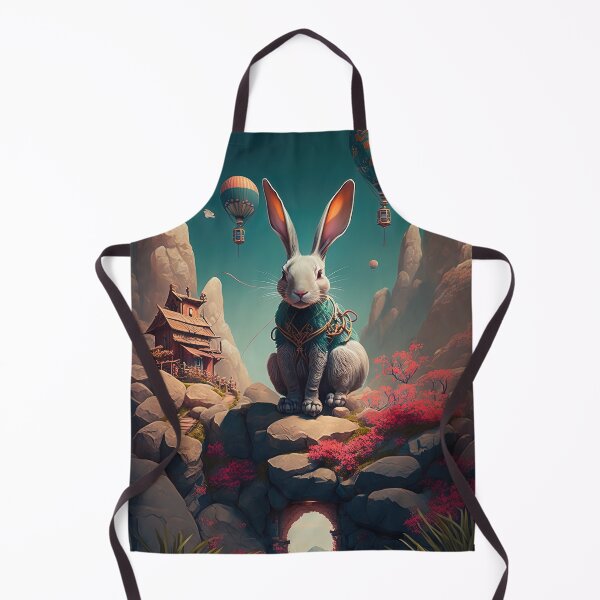 Item preview, The Year of The Rabbit 2023, Chinese Zodiac New Year 2023 - AI-Generated surrealist Art designed and sold by Flowsaiartshop.