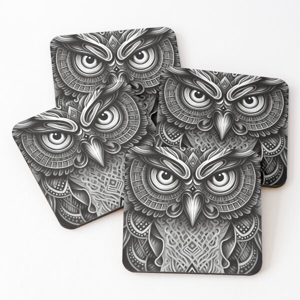Item preview, Fierce Owl Illlustration designed and sold by OccultDreams.