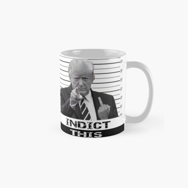 BeeGeeTees Joe Sniff Donald Trump Funny Coffee Mug Shot 2024 Office Tea Cup  (15 oz, white)