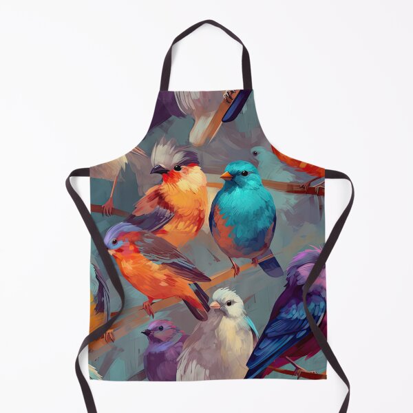 Item preview, Everybirdy Colorful Birds Pattern designed and sold by Pixel  Playground.