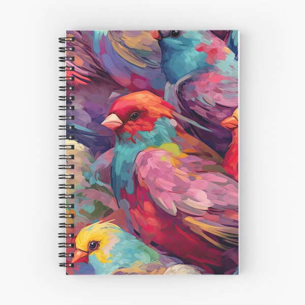Item preview, Everybirdy Colorful Birds Pattern designed and sold by Pixel  Playground.