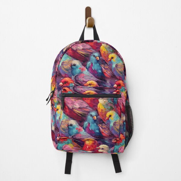 Item preview, Everybirdy Colorful Birds Pattern designed and sold by Pixel Playground.