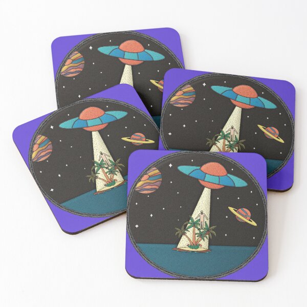 Item preview, Deserted Island Abduction Midlife Merit Badge designed and sold by jephwho.