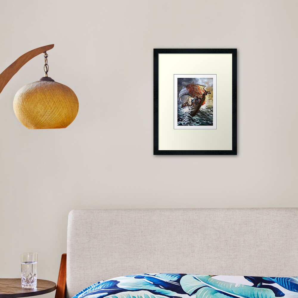 Item preview, Framed Art Print designed and sold by Rinsetheman.