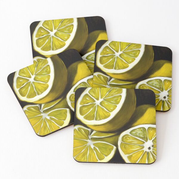 Item preview, Lemon and citrus, fruit painting designed and sold by comettah.