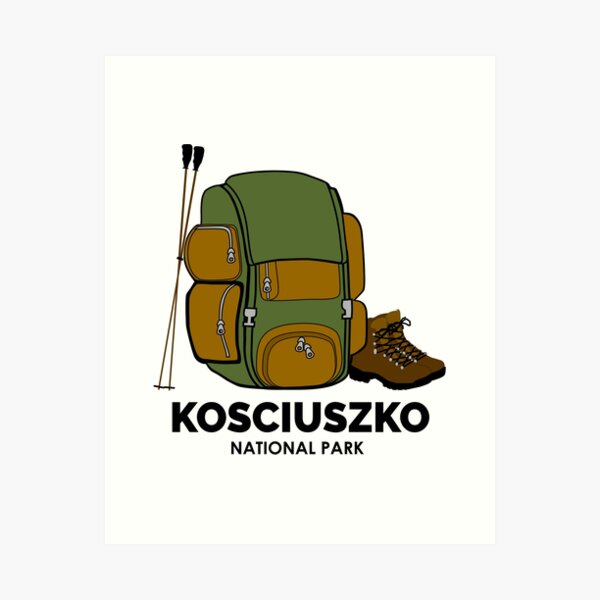 Item preview, Kosciuszko National Park Backpack designed and sold by Esskay Designs.