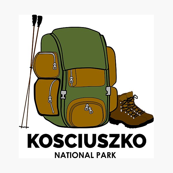 Item preview, Kosciuszko National Park Backpack designed and sold by Esskay Designs.