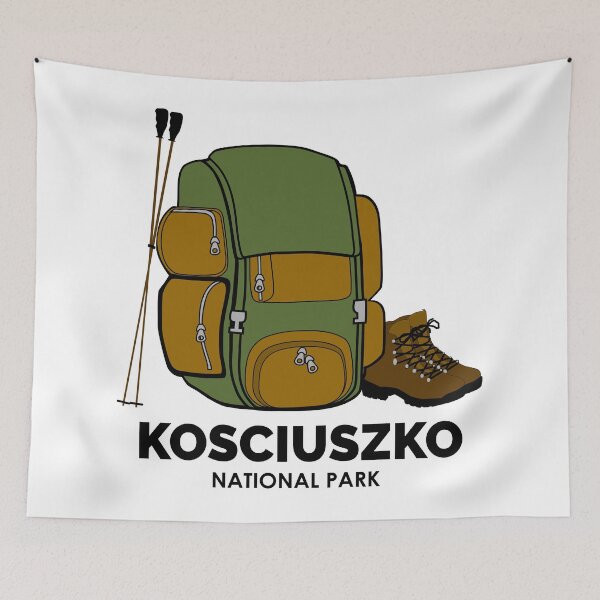 Item preview, Kosciuszko National Park Backpack designed and sold by Esskay Designs.