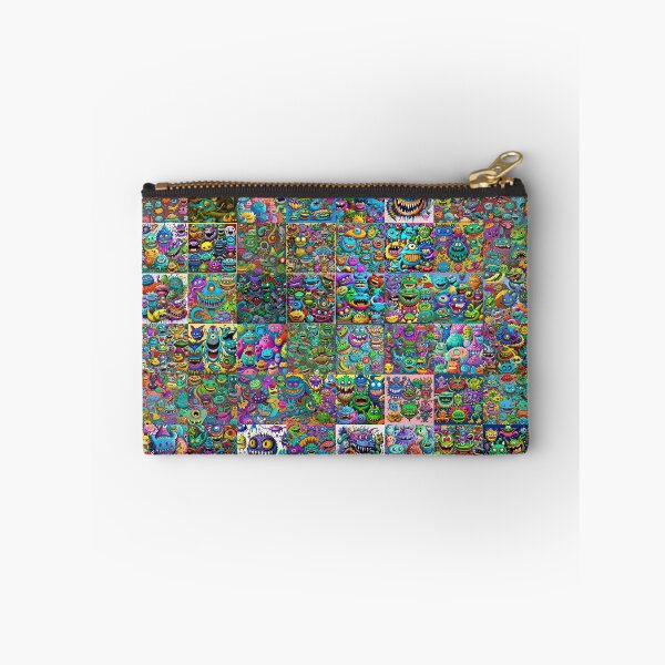 Item preview, Monsters - 1000 and more - funny little aliens and monsters designed and sold by CanvasCult.