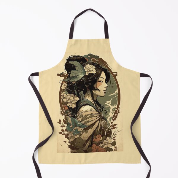 Artikelvorschau, Eine freche Geisha entworfen und verkauft von ArtNouveauChic.