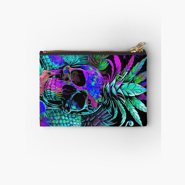Item preview, Trippy Tropical Pineapple Skull Retro Art designed and sold by MindWave THC.