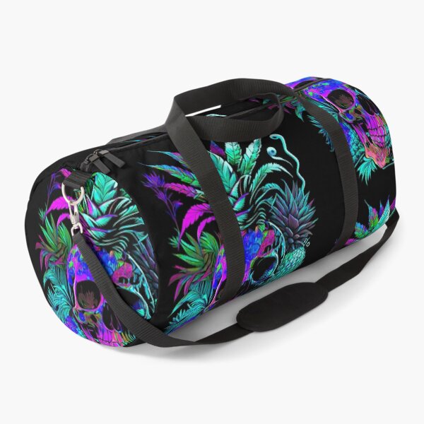 Item preview, Trippy Tropical Pineapple Skull Retro Art designed and sold by MindWave THC.
