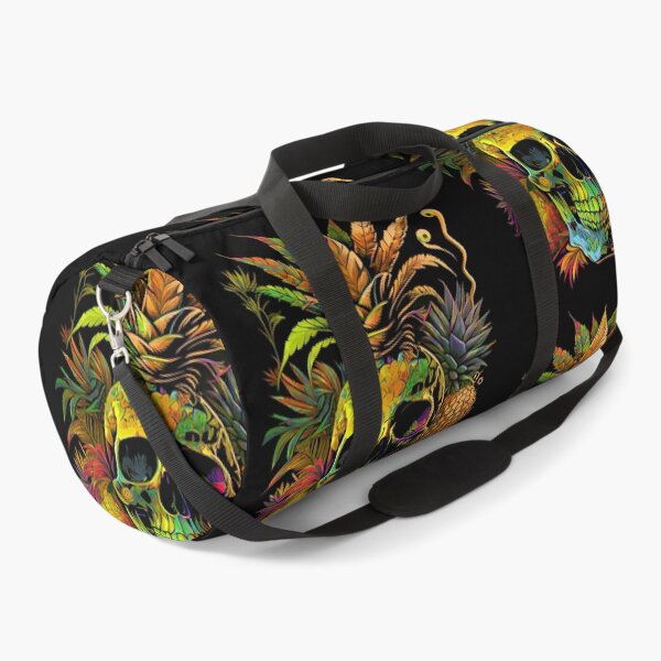 Item preview, Trippy Tropical Pineapple Skull Retro Art designed and sold by MindWave THC.