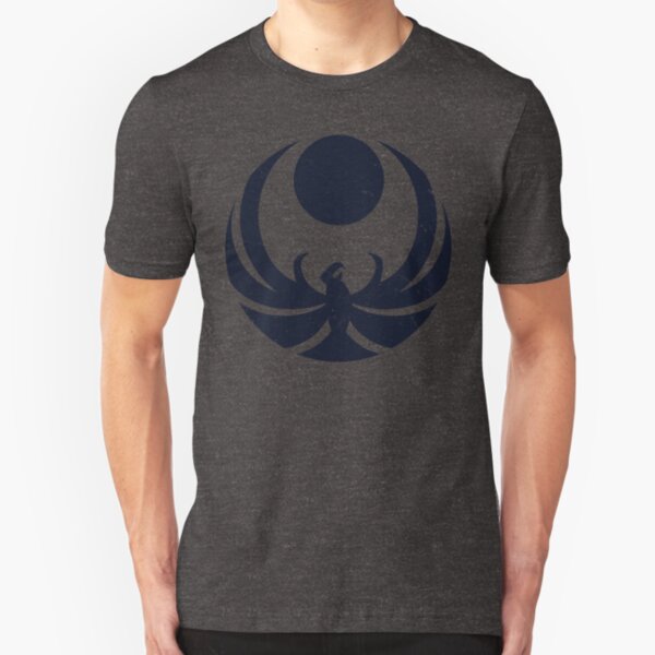 Nightingale Crest Faded Slim Fit T-Shirt