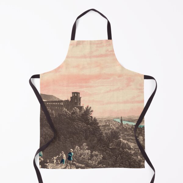 Item preview, nostalgic view of Heidelberg Castle, vintage designed and sold by Mauswohn.