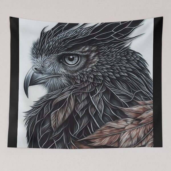 Item preview, Eagle Owl Illustration designed and sold by OccultDreams.