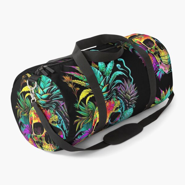 Item preview, Trippy Tropical Pineapple Skull Retro Art designed and sold by MindWave THC.