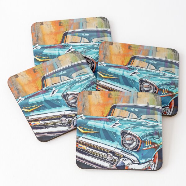 Item preview, 1957 Classic American Car Poster Art designed and sold by paulosully.