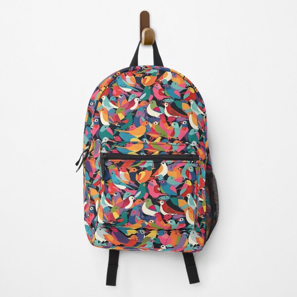 Item preview, Everybirdy Colorful Birds Pattern designed and sold by Pixel Playground.