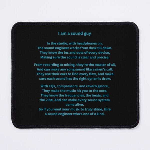 Item preview, i am a sound engineer designed and sold by SwifTech.