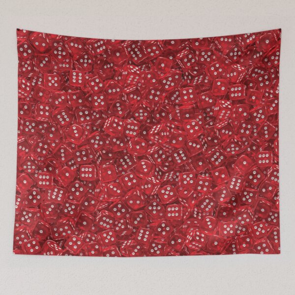 Item preview, Lots of Dice - Transparent Red Board Game Dice ( tabletop / boardgame / rpg D6 ) designed and sold by Soludum Dice & Meeple Merch.