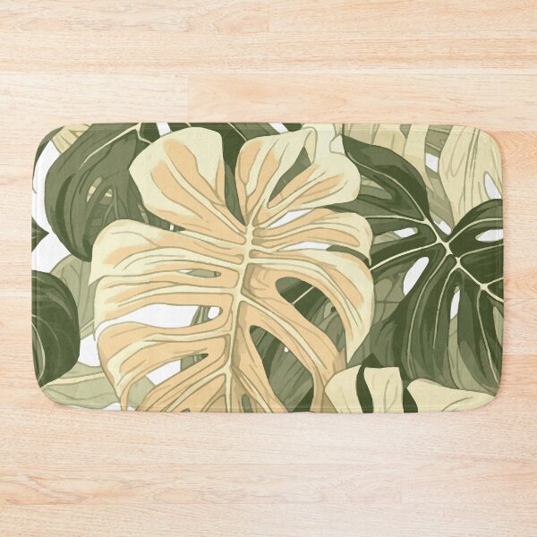 Item preview, Vintage Retro Botanical Illustration of Monstera Plant Leaves Jungle Theme designed and sold by crickmonster.