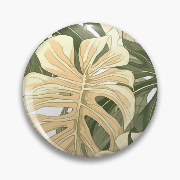 Item preview, Vintage Retro Botanical Illustration of Monstera Plant Leaves Jungle Theme designed and sold by crickmonster.