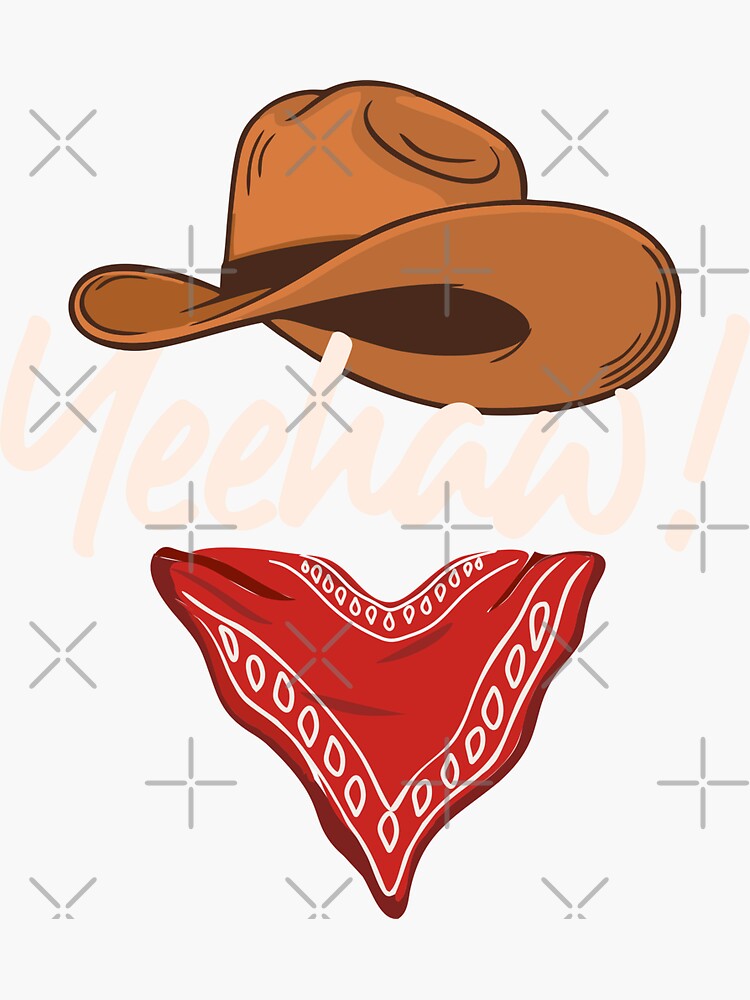 Sticker for Sale mit Yeehaw Lustiges Cowboyhut-Cowgirl, das Vintages  Western Country Rodeo-Liebhaber-Geschenk sagt von alenaz