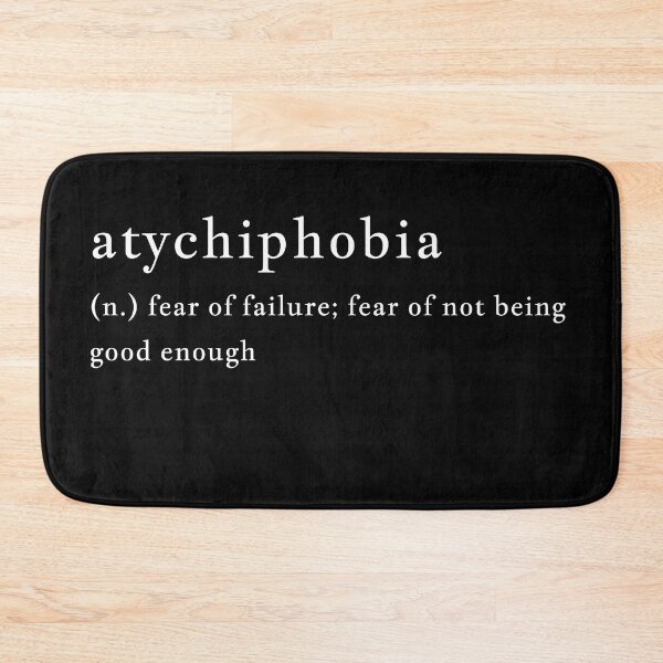 Item preview, atychiphobia noun designed and sold by TheMillusion.