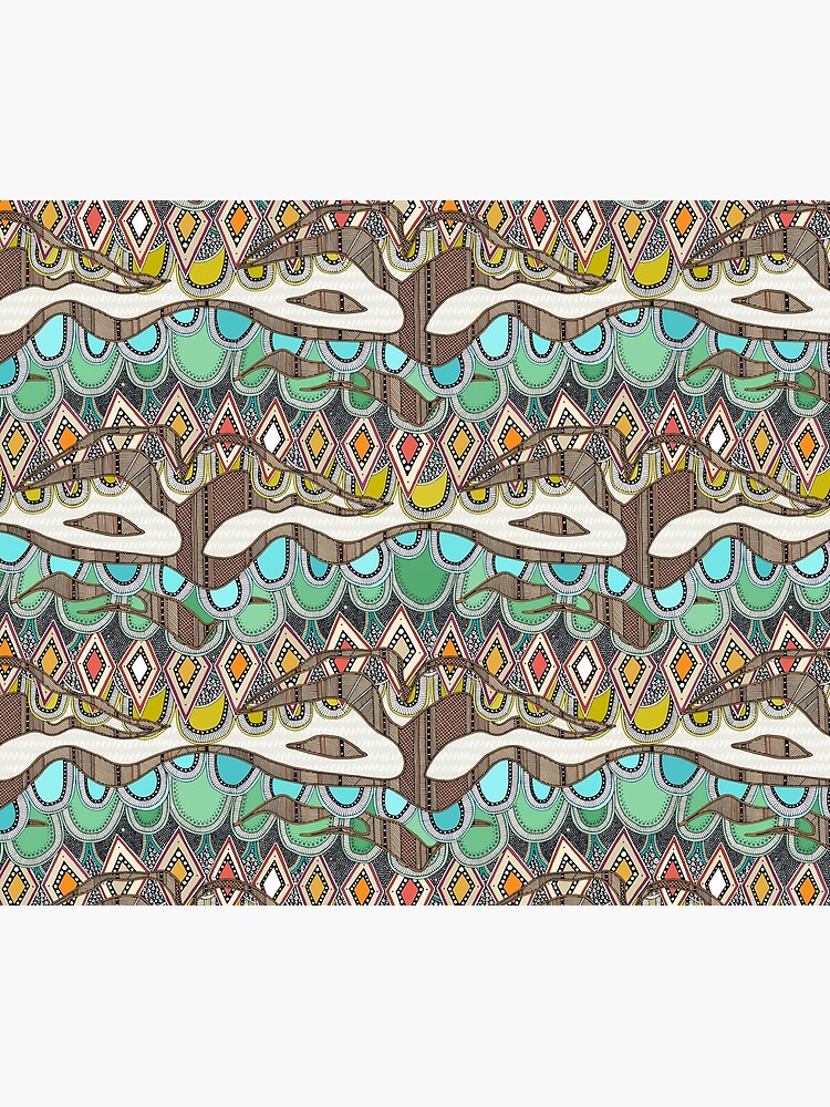 Thumbnail 6 of 6, Throw Blanket, abstract animal print designed and sold by scrummy.