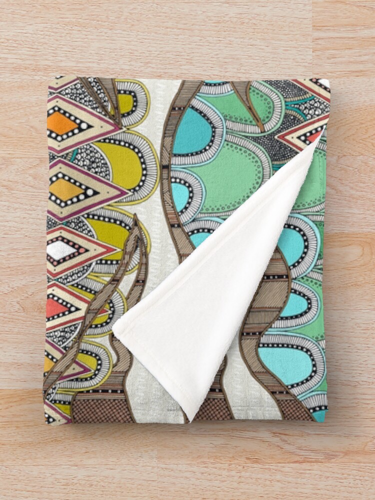 Thumbnail 3 of 6, Throw Blanket, abstract animal print designed and sold by scrummy.