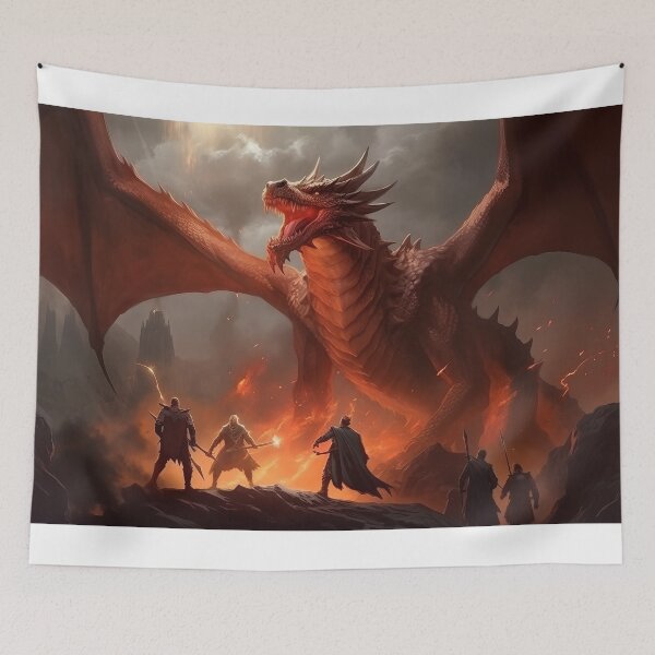 Item preview, The Mighty Red Dragon designed and sold by TaurusDigital.