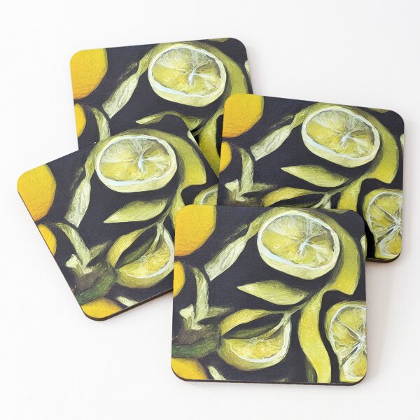 Item preview, Lemon and citrus, fruit painting designed and sold by comettah.