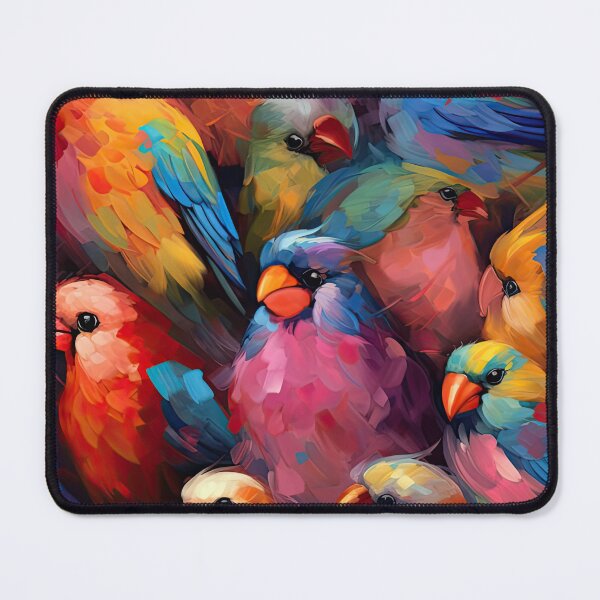Item preview, Everybirdy Colorful Birds Pattern designed and sold by Pixel  Playground.