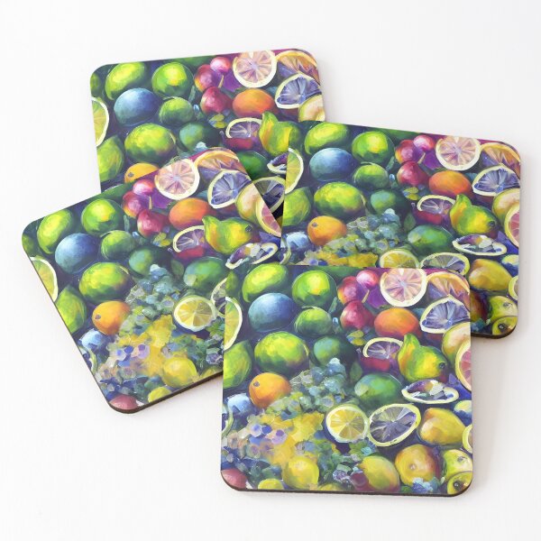 Item preview, Lemon and citrus, fruit painting designed and sold by comettah.