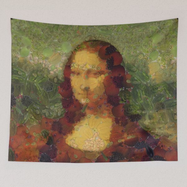 Item preview, Mona Lisa Lettuce Fine Art Vegan Spoof  designed and sold by taiche.