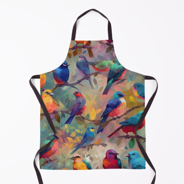 Item preview, Everybirdy Colorful Birds Pattern designed and sold by Pixel  Playground.