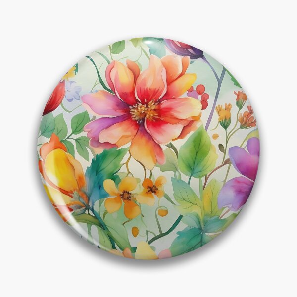 Artikelvorschau, Springtime Floral Blooms 26 : Watercolor Floral Seamless Pattern for DIY Crafts and Home Decor entworfen und verkauft von Shadi Rosenow.
