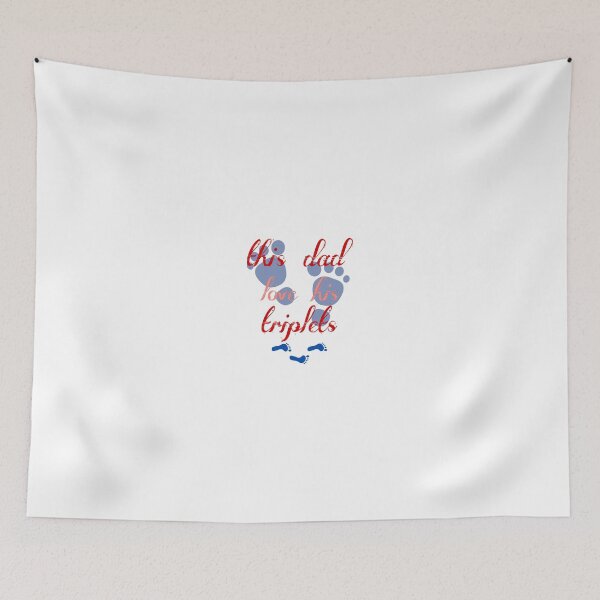 Item preview, this dad love his triplets designed and sold by Fatimaatbir.