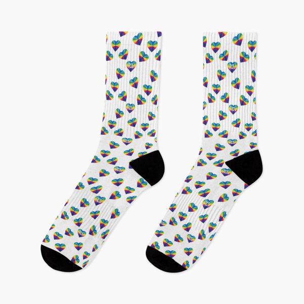 Item preview, They/Them Pronouns on Rainbow Hearts Pattern designed and sold by MxA19.