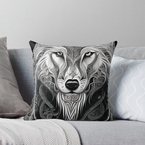 Item preview, Sigma Wolf: An Animal Art Board Print That Will Captivate You  [AI generated, AI art ] designed and sold by 3ac-Arts.