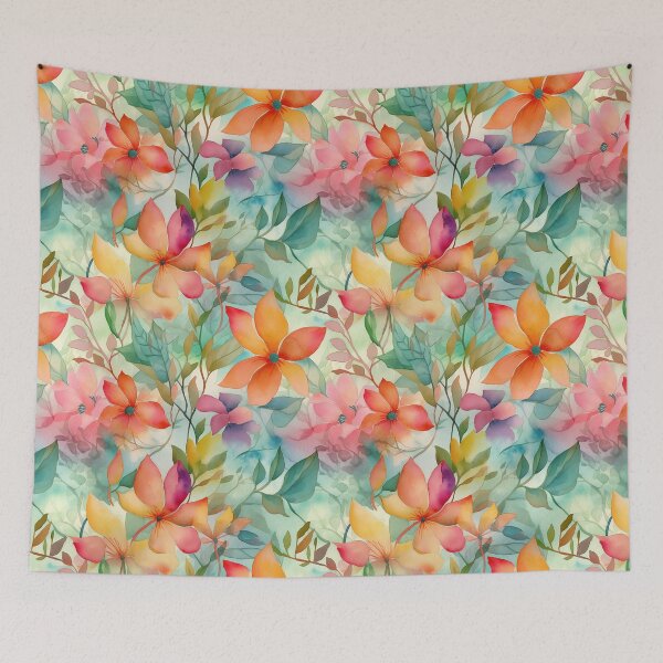 Artikelvorschau, Springtime Floral Blooms 29 : Watercolor Floral Seamless Pattern for DIY Crafts and Home Decor entworfen und verkauft von Shadi Rosenow.