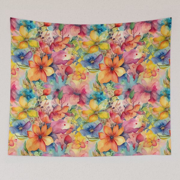 Artikelvorschau, Springtime Floral Blooms 30 : Watercolor Floral Seamless Pattern for DIY Crafts and Home Decor entworfen und verkauft von Shadi Rosenow.