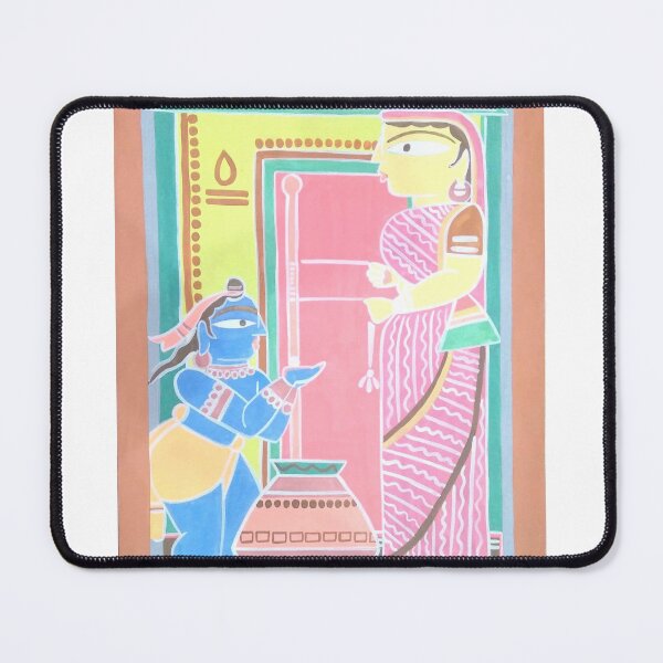 Item preview, Little krishna with mother designed and sold by Riya'z by Riya Singhania.