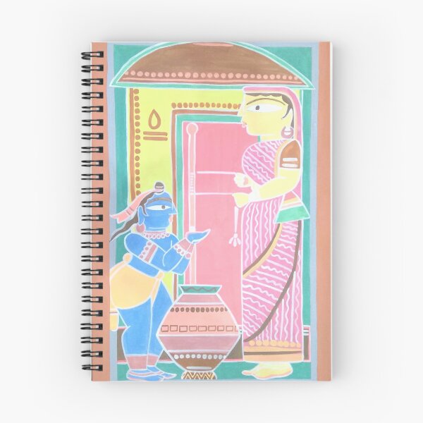 Item preview, Little krishna with mother designed and sold by Riya'z by Riya Singhania.